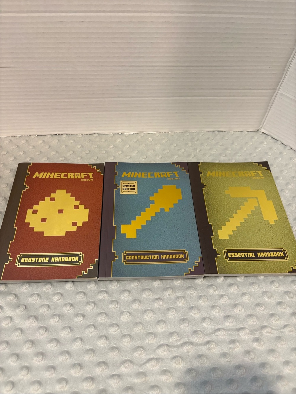 Minecraft Kids Handbook Set - Red, Blue & Green Covers